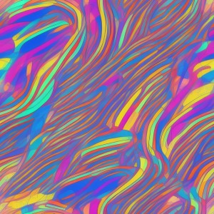 Colorful doodle abstract lines, trending on artstation, base color, albedo, detailed, 4k