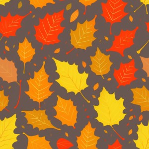 Autumn leaves flat illustration, trending on artstation, base color, albedo, detailed, 4k