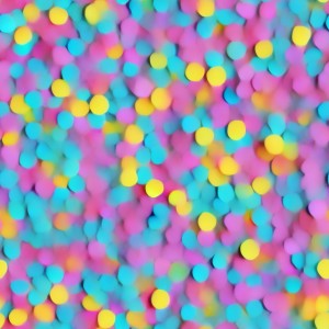 Confetti illustration flat texture, trending on artstation, base color, albedo, detailed, 4k