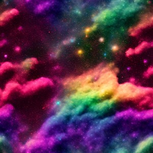 Rainbow galaxy texture, trending on artstation, base color, albedo, detailed, 4k