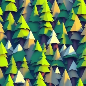 Forest aesthetic low poly texture, trending on artstation, base color, albedo, detailed, 4k