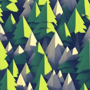 Aesthetic forest low poly texture, trending on artstation, base color, albedo, detailed, 4k