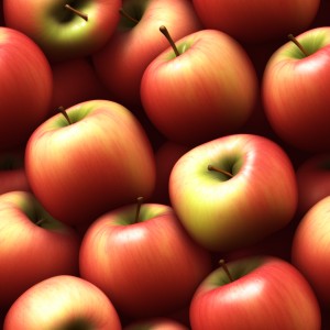 Apple illustration wall texture, trending on artstation, base color, albedo, detailed, 4k