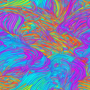 Colorful doodle abstract lines, trending on artstation, base color, albedo, detailed, 4k