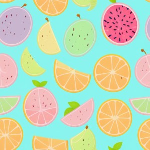 Pastel fruits flat illustration, trending on artstation, base color, albedo, detailed, 4k