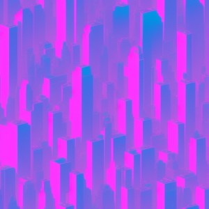 Aesthetic vaporwave night city texture, trending on artstation, base color, albedo, detailed, 4k