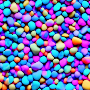 Lava lamp glow gradient floating glass pebbles on a dark background, trending on artstation, base color, albedo, detailed, 4k