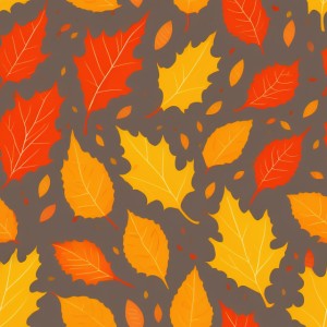 Autumn leaves illustration flat texture, trending on artstation, base color, albedo, detailed, 4k