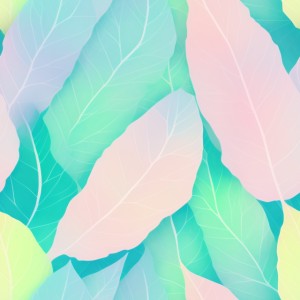 Pastel leaves flat illustration, trending on artstation, base color, albedo, detailed, 4k