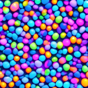 Lava lamp glow gradient floating glass pebbles on a dark background, trending on artstation, base color, albedo, detailed, 4k