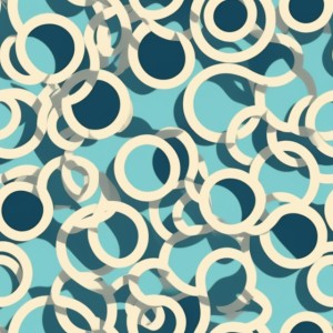 Penrose circles flat graphics texture, trending on artstation, base color, albedo, detailed, 4k