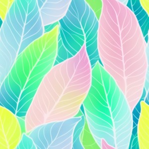 Pastel leaves flat illustration, trending on artstation, base color, albedo, detailed, 4k