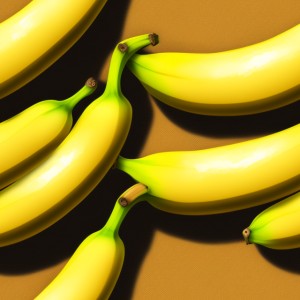 Banana illustration texture, trending on artstation, base color, albedo, detailed, 4k