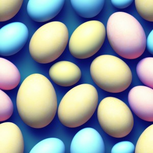 Easter eggs illustration texture, trending on artstation, base color, albedo, detailed, 4k