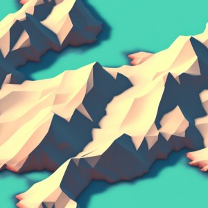 Aesthetic sea low poly texture, trending on artstation, base color, albedo, detailed, 4k