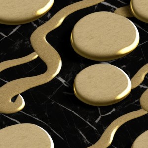 Black marble with golden creeks plain texture, trending on artstation, base color, albedo, detailed, 4k