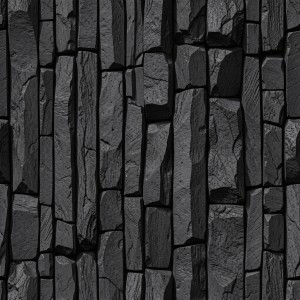 Volcanic basalt column jointing, seamless pattern