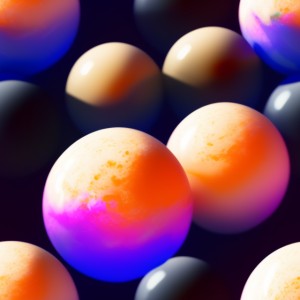 Lava lamp glow gradient floating marble balls on a dark background, trending on artstation, base color, albedo, detailed, 4k