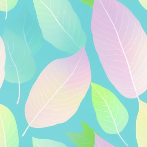 Pastel leaves flat illustration, trending on artstation, base color, albedo, detailed, 4k