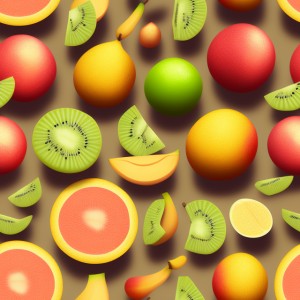 Fruits texture, trending on artstation, base color, albedo, detailed, 4k